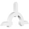 Ekena Millwork Ericson Architectural Grade PVC Gable Bracket, 72"W x 42"H x 6"D x 6"F, 14/12 Pitch GBP072X42X0606ERI00 - alternate 1